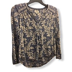 Lucky Brand floral blouse